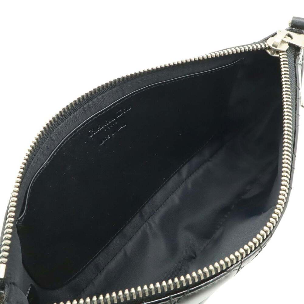 CHRISTIAN DIOR Black Leather Shoulder Bag - Picture 6 of 8